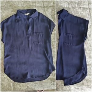 Navy Blouse